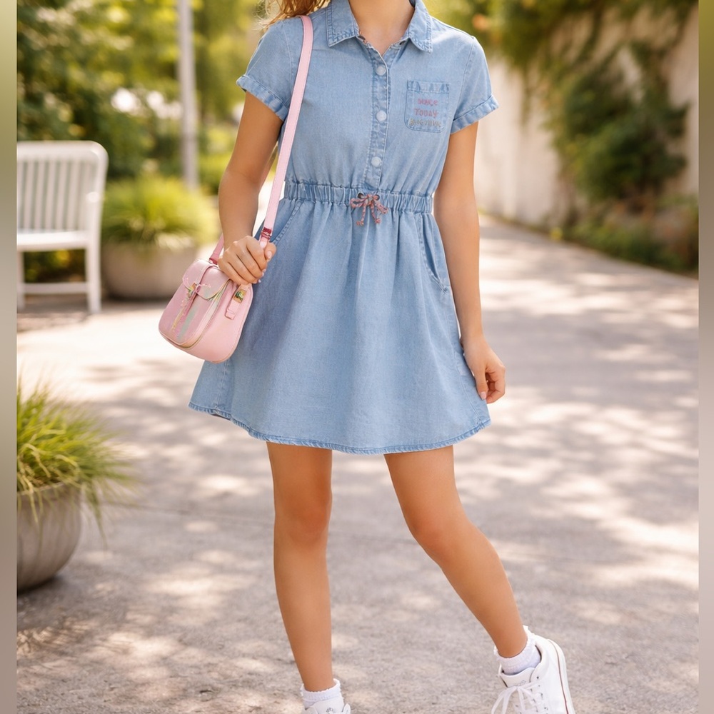 Cat & Jack Denim Dress | Girls Size M (7/8)
